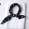 Nuevo Pañuelo Cuadrado Pequeño de Gasa Suave para Chica Pañuelo de Seda Femenino Estilo K Estilo Ins Pañuelo Versátil Pañuelo Decorativo Versátil Bandana