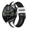 Correa de silicona para Huawei Watch GT5/4, correa vertical bicolor de 22 mm para Huawei Watch 43 Pro.