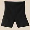 Base de maquillaje líquida invisible, pantalón de seguridad, tres en uno para mujer con entrepierna de algodón puro, control de abdomen, moldeador, no se enrolla, ropa interior de seguridad anti-exposición para mujer