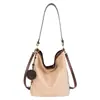 Yuezhi 2026 bolso de axila modelo nuevo de principios de otoño, gran capacidad, simple y versátil, bolso tote para ir al trabajo, bolso de mano casual, bolso de hombro