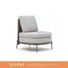Muebles de Exterior Personalizados de Fábrica Sofá de Ratán Moderno Nórdico Sofá para Balcón Exterior de Villa, Patio, Hotel, B&B