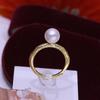 Accesorios de bricolaje S925 anillo de perla de plata esterlina soporte vacío anillo de estilo chino soporte de anillo productos semiacabados clásico todo fósforo femenino