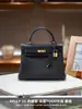 2025 El más vendido Bolso Kelly Cuero Genuino Togo Bolso de Mujer Moderno de Gama Alta Versátil Bolso de Hombro Cruzado Bolso de Mano para Viajar