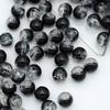 Contas de Jade Vidro Quebrado, Joias com Rachaduras de Gelo, Pulseira, Colar, Acessórios com Contas, Contas Redondas, Contas Flor Explosão, Cristal Rachado de Gelo