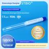 Swab de amostragem estéril descartável haste de PP tubo swab swab com ponta flocada amostrador de swab nasal swab nasofaríngeo fabricante