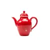 Bule de Chá Cerâmico Festivo Vermelho para Infusão Rápida, Bule Individual com Filtro de Bolinhas, Bule de Mão com Poeira Dourada, Conjunto de Chá Kung Fu