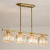 Mostrador de Bar Moderno Minimalista, Mesa de Comedor de Cristal de Lujo Ligero y Elegante, Lámpara Colgante de Comedor, Cuadrado de Comedor de Amazon
