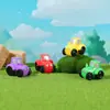 Figuras de Trator Agrícola para Artesanato em Resina em Várias Cores com Designs Fofos e Acabamento Exquisito Podem Ser Usadas para Decoração de Mesa