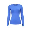 Spot 1.0 Camiseta Esportiva de Manga Longa para Mulheres, Yoga, Corrida, Fitness, Top Absorvente de Suor, Body