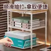 Suporte de Chão para Micro-ondas de Cozinha Gabinete Suporte de Mesa para Impressora de Escritório Prateleira de Armazenamento Multicamadas