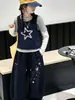 Camiseta de Manga Larga para Niña Otoño 2026 Nuevo Elegante Top Falso de Dos Piezas Ropa de Otoño Moda Infantil Prenda Básica