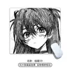 Mouse Pad para Jogos de E-Sports com Linhas, Tamanho Grande, Alto Valor Estético, Temático de Anime, Borracha Grossa, Tapete de Mesa Resistente à Sujeira
