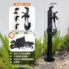 Grifo de Columna para Exteriores Patio Jardín Aspersor de Ducha Riego Antihielo Acero Inoxidable Grifo Totalmente de Cobre