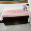 Tela Larga de Felpa Blanca y Negra para Fondo de Fotografía, Transmisión en Vivo, Mantel de Tocador, Tela Decorativa, Tela de Terciopelo para Mostrador