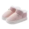 Pantuflas de algodón para mujer, pantuflas de invierno para interior en casa, nuevo estilo 2026, con tacón, forradas de felpa, engrosadas para abrigar, adecuadas para usar tanto en interiores como en exteriores, pantuflas postparto para mujer