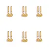 Nuevo Juego de Cubiertos Artificiales de Aleación Mini Cuchillo, Tenedor y Cuchara Serie Colgante Colgante Pulsera DIY Accesorios de Joyería J516