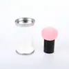 Bola de Molienda Redonda Esponja de Aire para Maquillaje Bola de Maquillaje Doble Uso Seco y Húmedo Sin Polvo Mango Portátil Huevo de Maquillaje