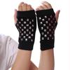 Guantes cálidos de invierno de fábrica, medio dedo, para hombres y mujeres, hip-hop, marineros, remaches, tejido, mesa de dedos, rendimiento, baile cuadrado