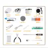 Kit de manualidades para velas de aromaterapia, traje completo, salón, casero, hecho a mano, fragancia, cera de soja, estufa de calentamiento, paquete de materiales