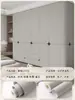 Sensación de piel membrana onda sonido suave lámina pegatina renovación muebles cambio de color autoadhesivo puerta pared blanca gabinete refrigerador engrosado caqui gris leche