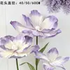 Instalación artística de flores de papel gigantes, escaparate de centro comercial, adornos decorativos, arreglos florales hechos a mano, accesorios para fotografía, flores artificiales