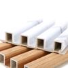 Rejillas de Panel de Pared de Madera-Plástico para Diseño de Decoración de Pared de Fondo Interior, Impermeable
