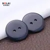 Láser de Tinte Personalizado Dos Ojos Resina Botón de Pan Ropa de Punto Camisa Botón Redondo Ropa para Niños Botón Versátil