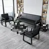 Asientos sencillos tipo banco, sofá para sala de espera de oficina, sofá de recepción, juego de mesa de centro, sofá para casa de alquiler, sofá de recepción de tres plazas