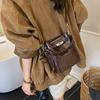 Bolso Cubo de Gamuza Retro de Gama Alta para Mujer 2025 Tendencia Otoño e Invierno Bolso de Hombro Sencillo Casual Bolso Cruzado Mate