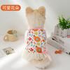Vestido de princesa floral para perro gato pequeño falda para mascota gato falda para perro