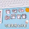 Broche de Alfinete Pequeno Desenho Animado Criativo Fofo Broche de Acrílico Pingente Pequeno Patch Broche Acessório de Roupa "Me Pague Mensalmente Miau"