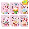 Pegatinas de Fiesta de Helados de Verano Productos para Niños Pegatinas de Helados Juego Cumpleaños Manualidades Artísticas DIY