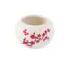 Maceta simple para quemar maceta de gran diámetro maceta diy pintada a mano cerámica simple para quemar guardería transpirable pintura colorear tridimensional foto