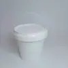 Balde plástico redondo quadrado portátil 2L transparente grau alimentício PP balde de iogurte 1L balde de arroz espessado especificações de brinquedo arrumadas