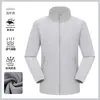 Chaqueta Personalizada con Logo Impreso Personalizado Bordado Ropa de Trabajo Cuello Alto Impreso Soft Shell Súper Suave Engrosada Chaqueta de Trabajo