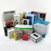 Caja de Cartón Blanco Personalizada Empaque de Cosméticos Caja Gancho para Producto Digital Impresión de Logo Personalización