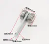 Frete Grátis C30 Trilho Deslizante Galvanizado Trilho para Porta Deslizante Suspensa Gancho para Toldo de Lona Anel de Suspensão Canal Deslizante Plano Luz