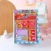 Mini Libro Silencioso tamaño palma para Niños, Libro de Pegatinas para Vestir DIY, Juguete de Diario Creativo de Dibujos Animados, Juego para Aliviar el Estrés, Venta al por Mayor