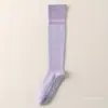 Calcetines de Compresión Deportivos Finos de Micro-Presión, Largos Profesionales para Correr, Saltar la Cuerda, Fitness, Músculo de la Pantorrilla para Mujer