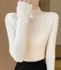 Suéter de tricô de design retrô de alta qualidade para mulheres, nova coleção outono/inverno, chique casual estilo francês, versátil e elegante, top de nicho e versátil