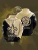 2025 Amazon Transfronterizo Nuevo Sudadera con Capucha para Hombre Estampado Digital 3D NFL Primavera y Otoño Ropa Casual para Hombres y Niños