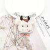 Lindo broche de peluche de dibujos animados, accesorios, equipaje, mano, regalo, bolsa de fieltro, algodón, cabeza de animal, accesorios al por mayor