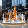 Adereços de Iluminação e Decoração de Árvore de Natal para Tirar Fotos, Pontos Populares para Fotos em Shoppings