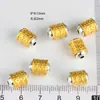 Estilo étnico retro hilo dorado y plateado cuentas Duobao Wen barril de juego cuentas plata antigua nube trasera diy accesorios de joyería estilo nacional