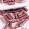 Vintage Novo Estilo Chinês Pedra Natural Verde Tubo Redondo Contas Soltas Contas Espaçadoras Miçangas Artesanais Acessórios para Pulseira Colar DIY Materiais