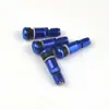 Neumático de coche sin cámara aleación de aluminio válvula de aluminio fondo plano 525 Boquilla de válvula TPMS punto