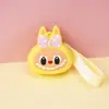 Cartera pequeña Labubu para niños de silicona, pequeño regalo, llavero, colgante, lindo regalito para máquina de garra, en stock
