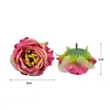 Rosa de Jamaica Simulada con Flor de Rosa Central Temporada de Graduación Sombrero de Licenciado Disfraz Guirnalda DIY Bonsái Accesorios para Fotografía