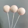 Bolinha dourada líquida transfronteiriça, bolinha prateada, bolinha colorida, plug-in para decoração de bolo, festa de aniversário, decoração de bolo de confeitaria
