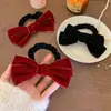 Elegante Lazo de Terciopelo para el Cabello para Mujer, Diadema de Alta Elasticidad, Goma Elástica, Cuerda para el Cabello de Año Nuevo del Caballo, Accesorio para el Cabello
